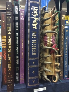 I loved seeing Hagrid's Monster Compendium on the shelf.